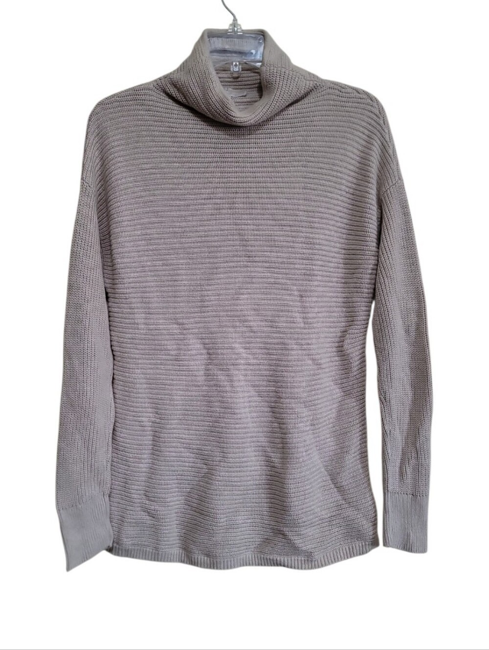 Michael Kors Woman Taupe Turtleneck Sweater Longsleeve Sweater Size Small